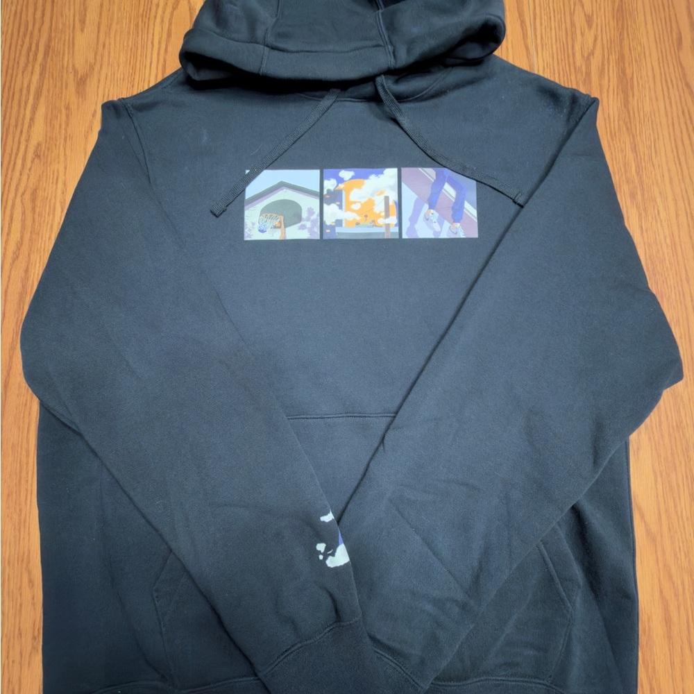 Nike Black Graphic Hoodie Men’s Large